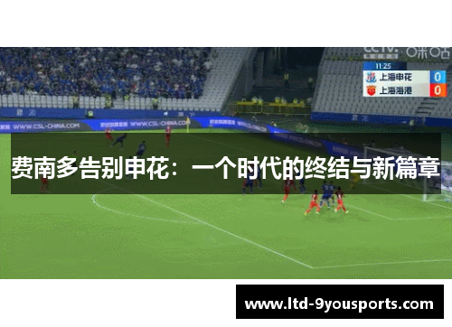 费南多告别申花：一个时代的终结与新篇章