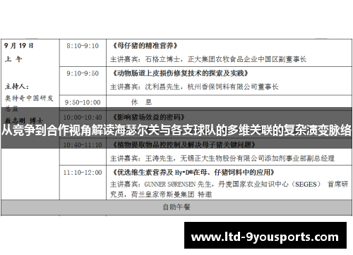 从竞争到合作视角解读海瑟尔关与各支球队的多维关联的复杂演变脉络
